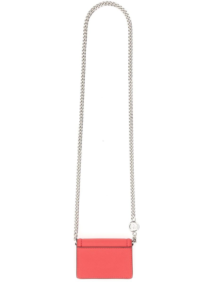 MICHAEL BY MICHAEL KORS BORSA A TRACOLLA JET SET MICRO IN PELLE SAFFIANO
