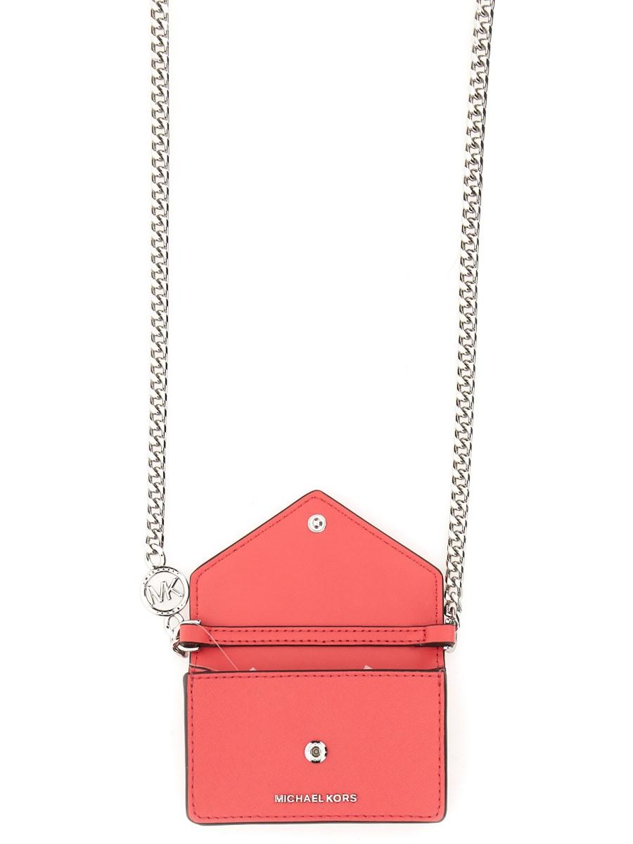 MICHAEL BY MICHAEL KORS BORSA A TRACOLLA JET SET MICRO IN PELLE SAFFIANO