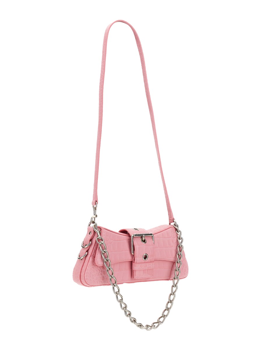 BALENCIAGA BORSA A TRACOLLA LINDSAY CON LAVORAZIONE COCCODRILLO