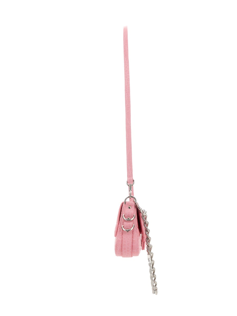 BALENCIAGA BORSA A TRACOLLA LINDSAY CON LAVORAZIONE COCCODRILLO