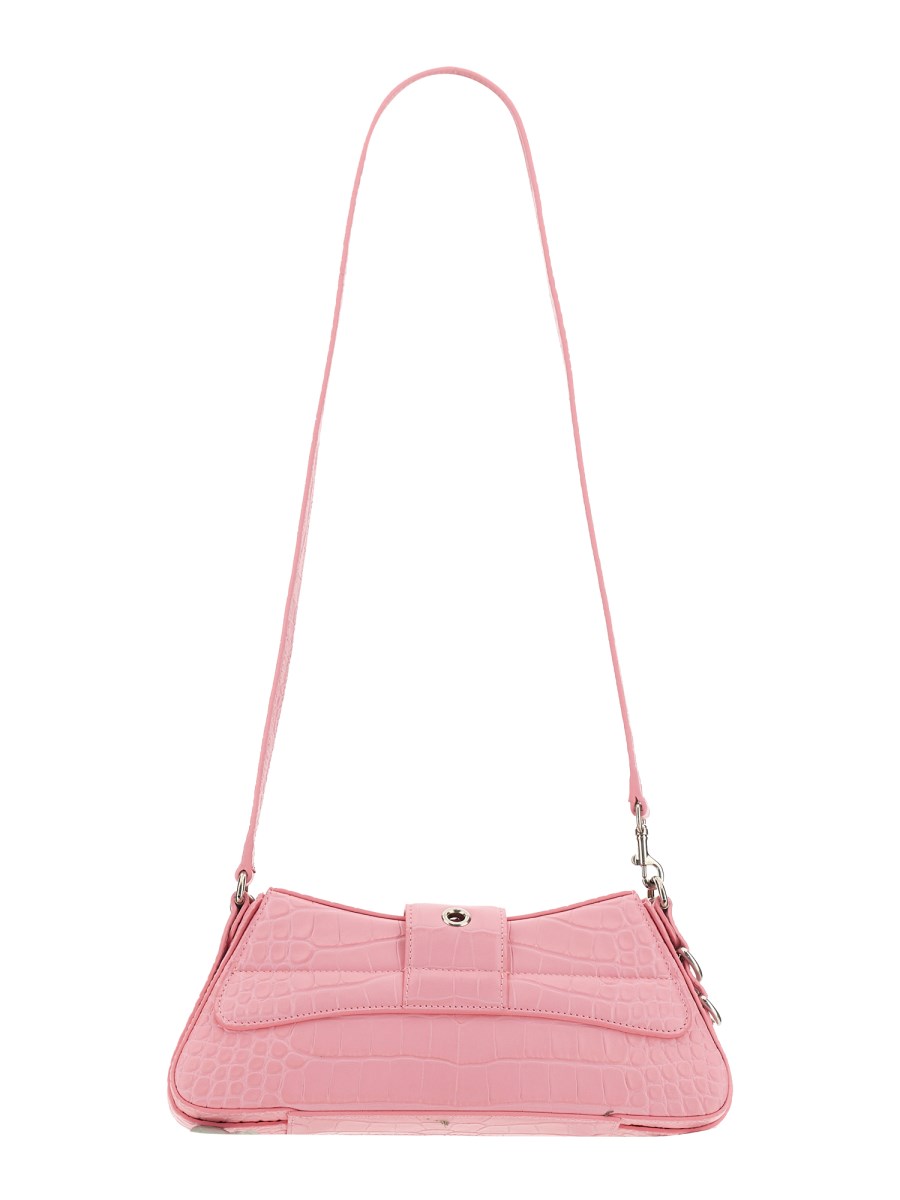 BALENCIAGA BORSA A TRACOLLA LINDSAY CON LAVORAZIONE COCCODRILLO