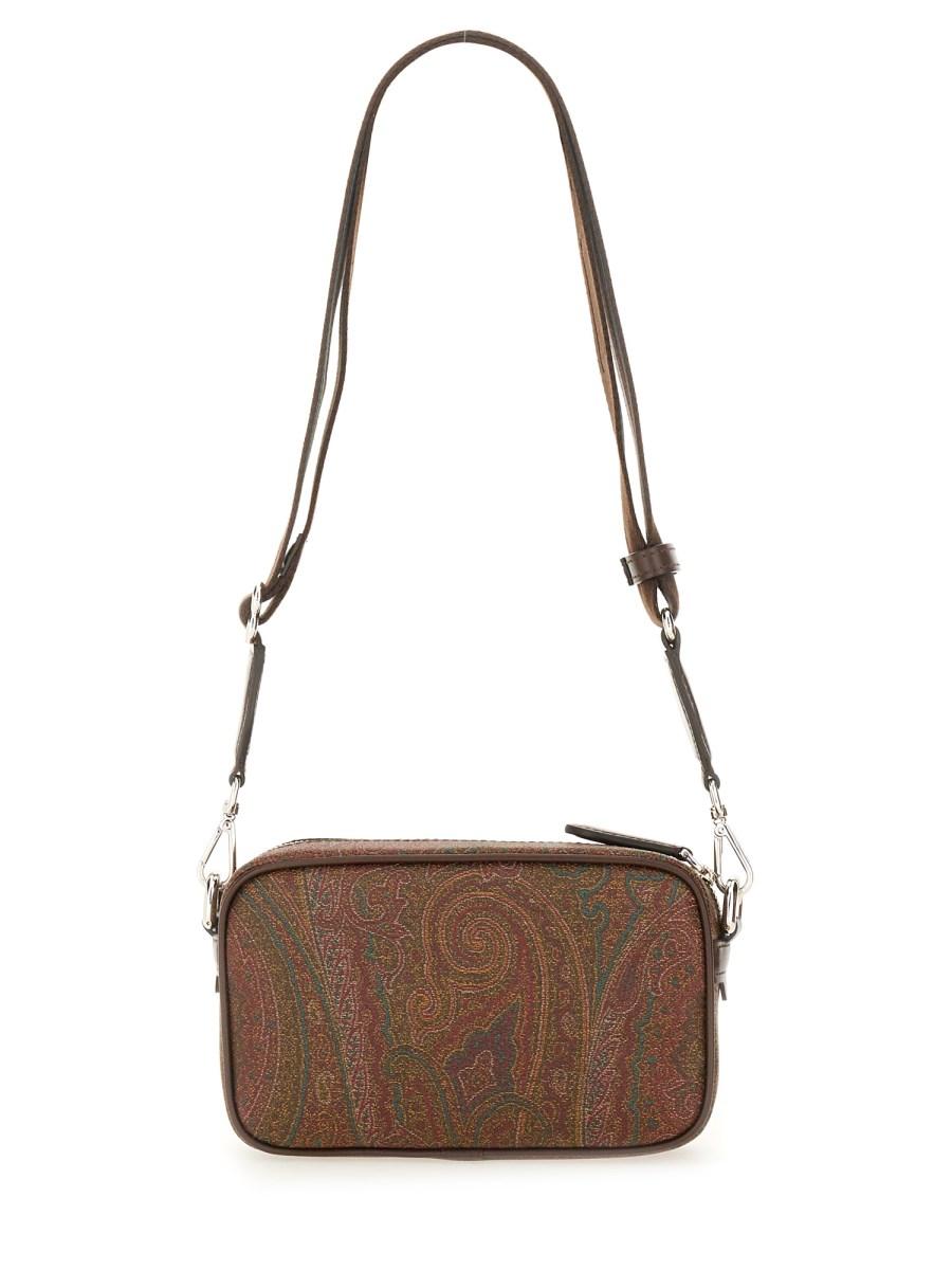 ETRO BORSA A TRACOLLA PAISLEY MINI IN TELA SPALMATA