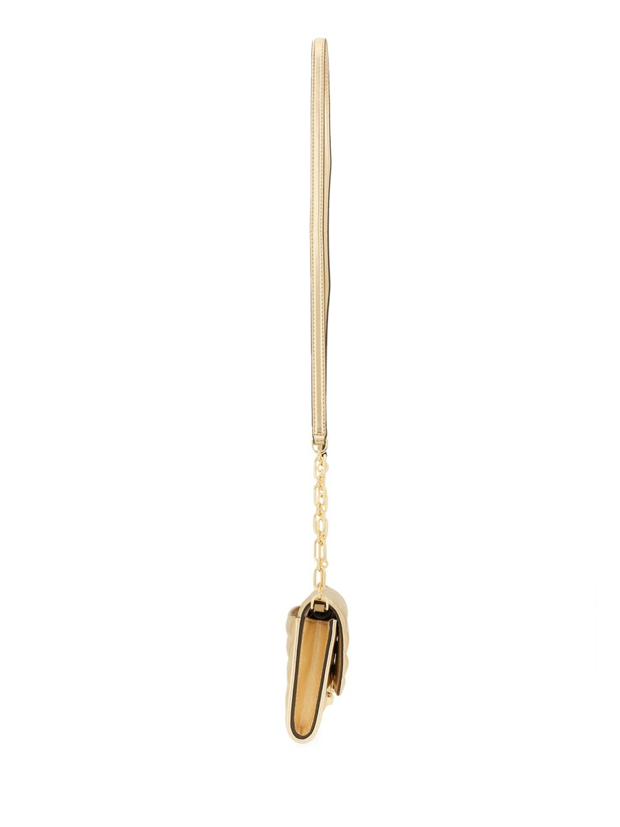 MICHAEL BY MICHAEL KORS BORSA A TRACOLLA TRIBECA LARGE CONVERTIBILE IN PELLE METALLIZZATA
