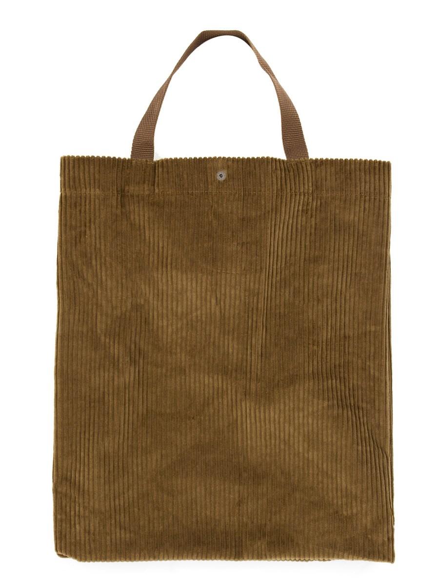 ENGINEERED GARMENTS BORSA "ALL TOTE" IN VELLUTO A COSTE