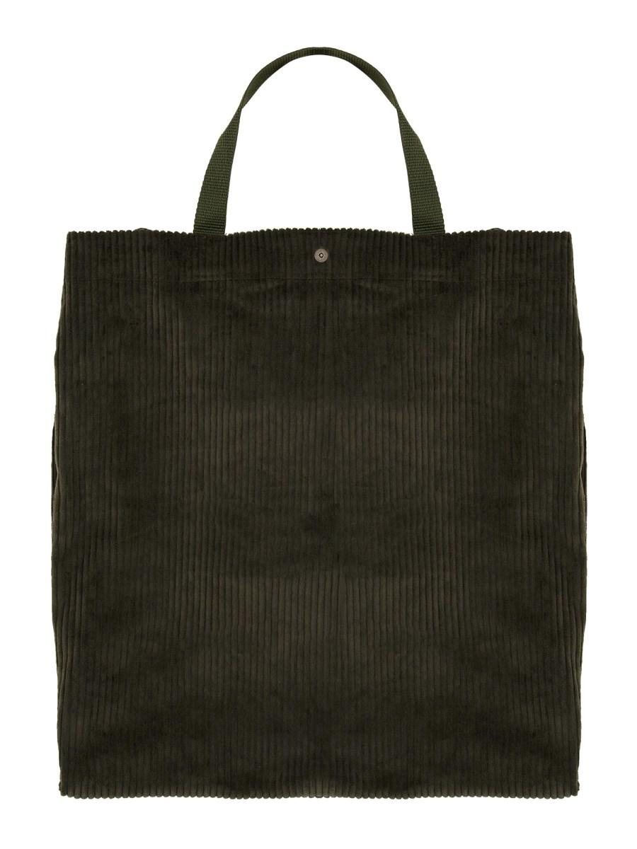 ENGINEERED GARMENTS BORSA "ALL TOTE" IN VELLUTO A COSTE