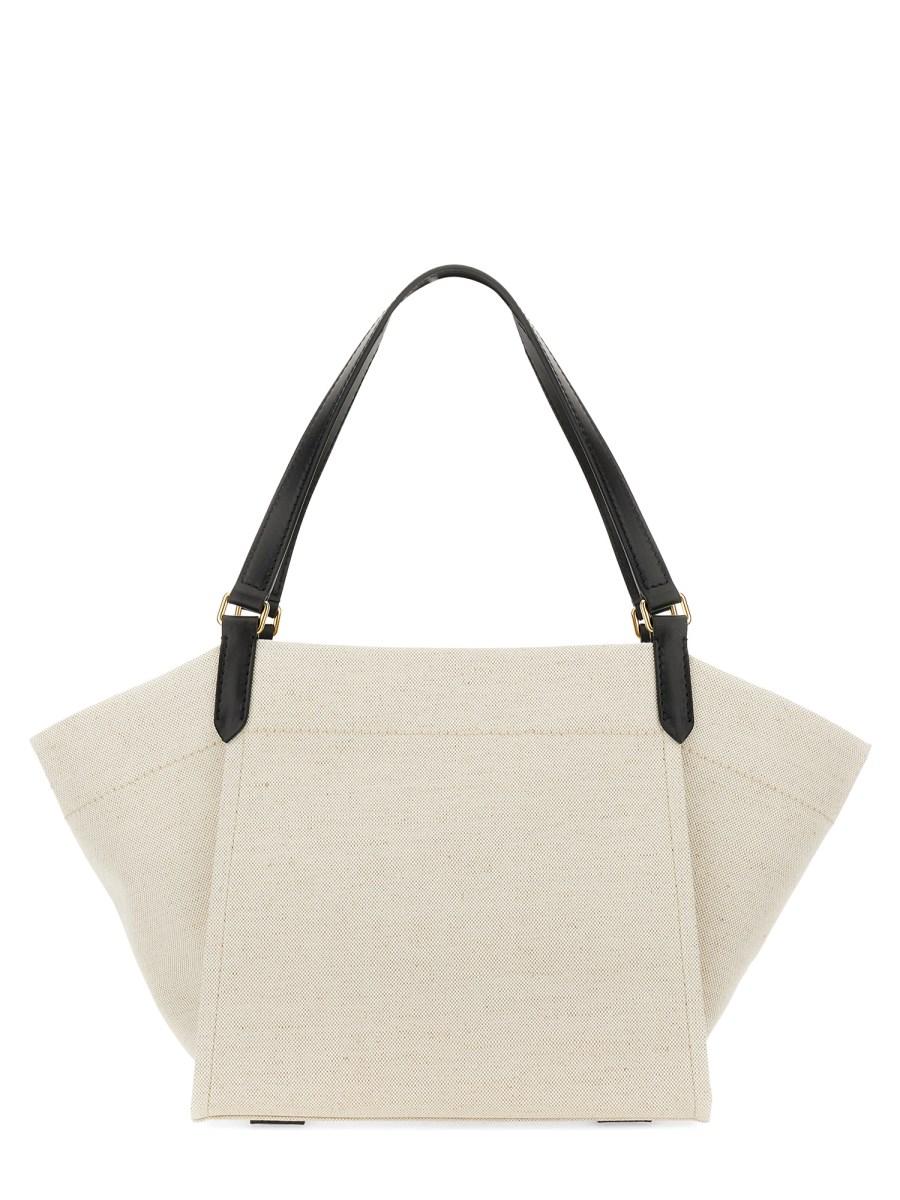 TOM FORD BORSA "AMALFI" MEDIA IN TELA DI COTONE E PELLE