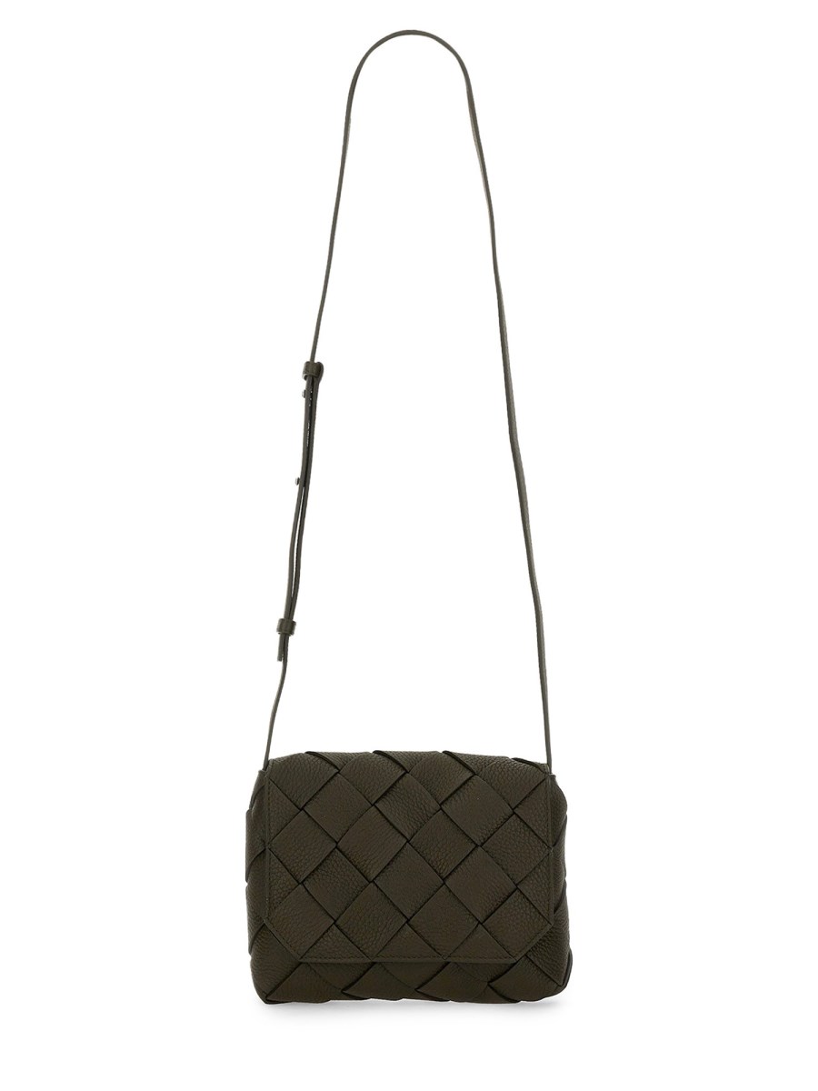 BOTTEGA VENETA BORSA DIAGO IN PELLE CON MOTIVO INTRECCIO