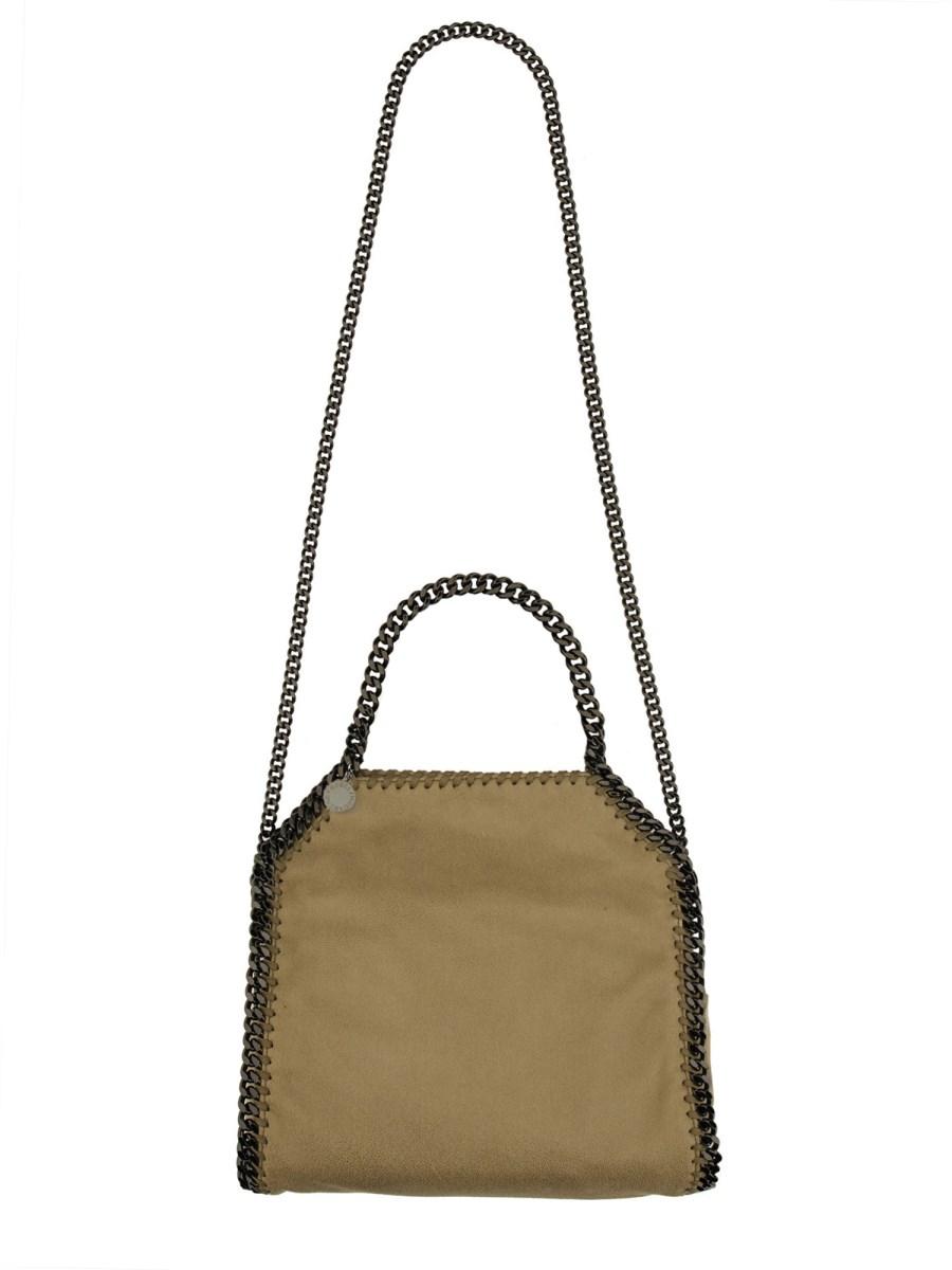 STELLA McCARTNEY BORSA FALABELLA MINI IN ECO SHAGGY DEER