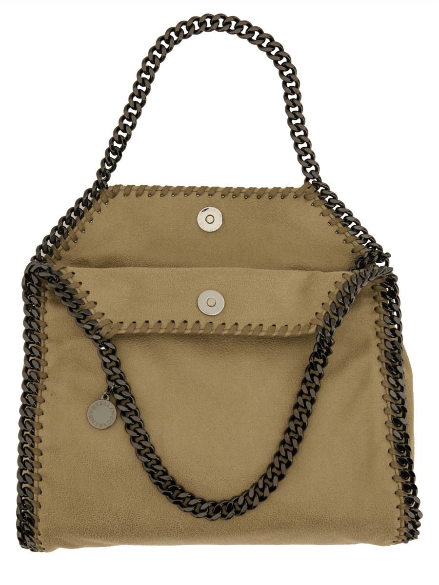 STELLA McCARTNEY BORSA FALABELLA MINI IN ECO SHAGGY DEER