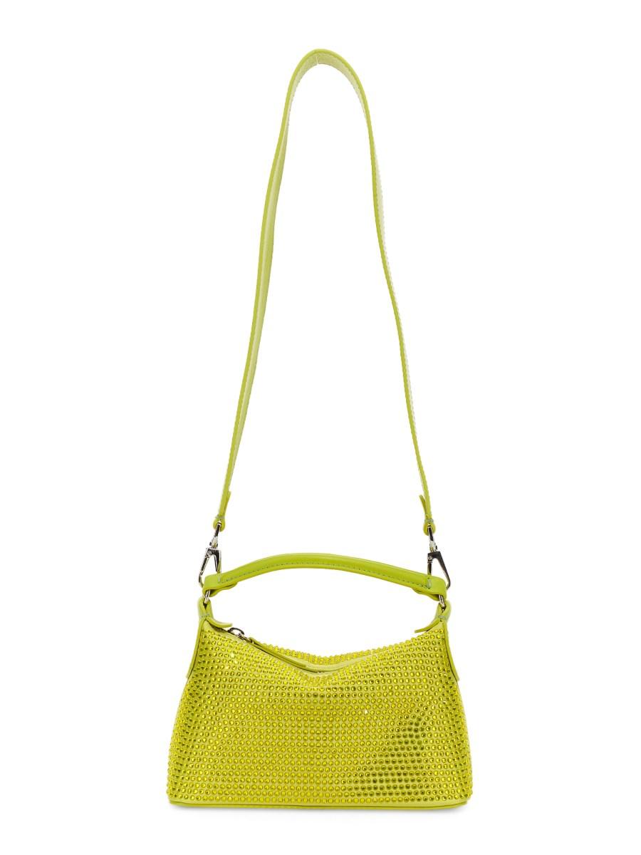 LEONIE HANNE X LIU JO BORSA HOBO IN PELLE CON STRASS