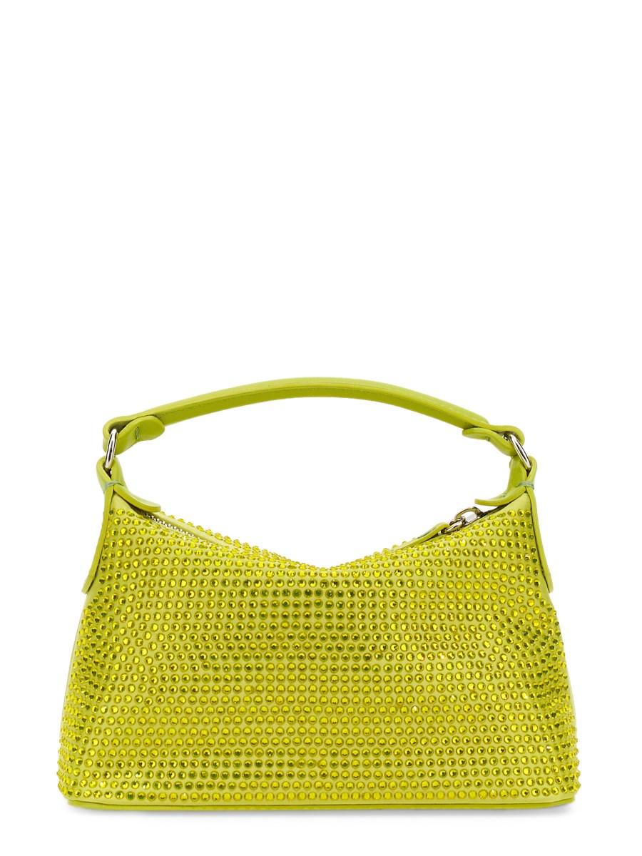 LEONIE HANNE X LIU JO BORSA HOBO IN PELLE CON STRASS