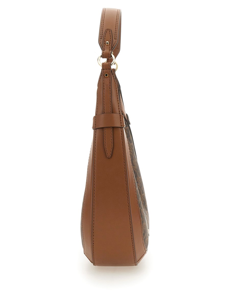 MICHAEL BY MICHAEL KORS BORSA HOBO "PRESTON" SMALL IN TELA SPALMATA
