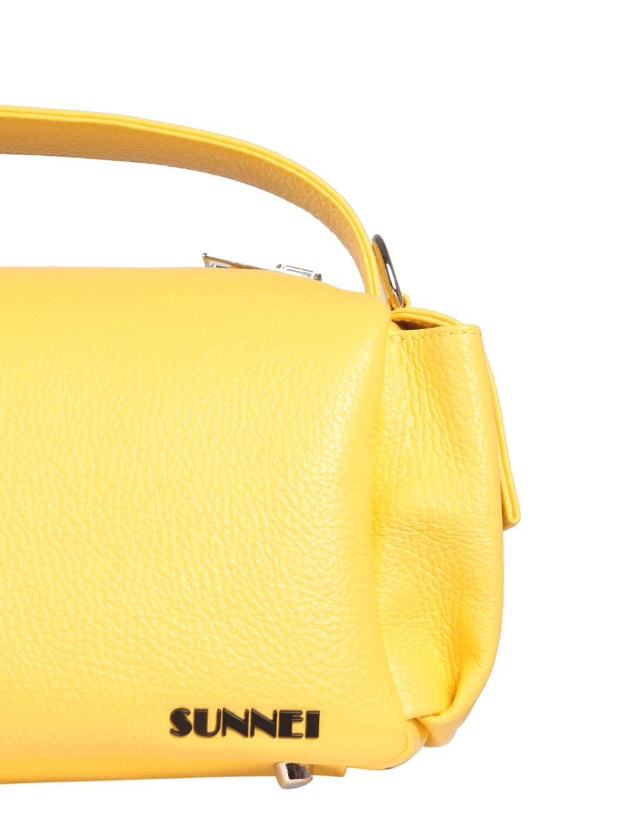 SUNNEI X ELEONORA BONUCCI BORSA LABAULETTO IN PELLE MARTELLATA