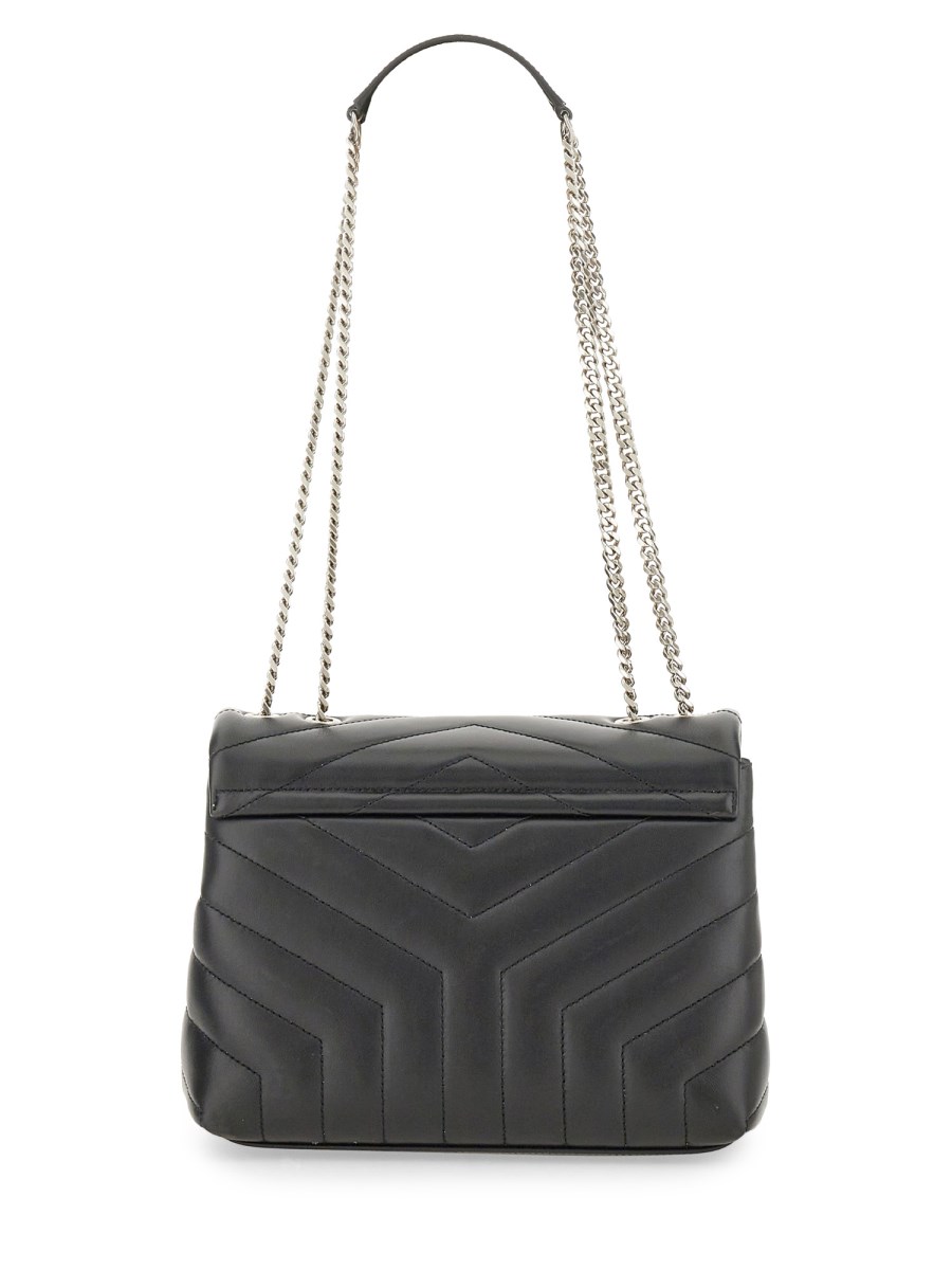 SAINT LAURENT BORSA LOULOU SMALL IN PELLE TRAPUNTATA