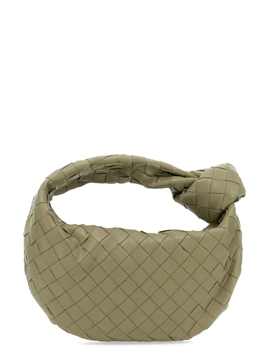 BOTTEGA VENETA BORSA MINI "JODIE" IN PELLE CON MOTIVO INTRECCIATO