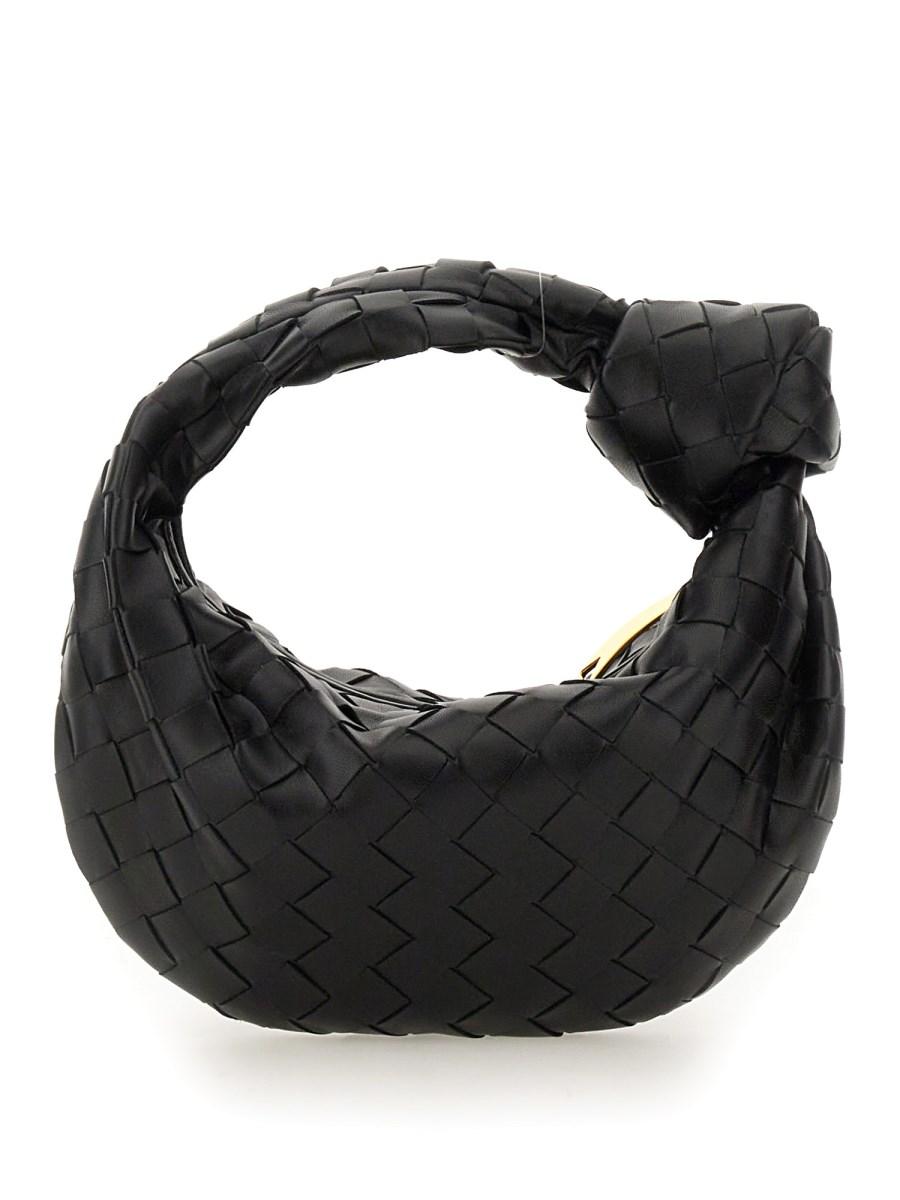 BOTTEGA VENETA BORSA MINI "JODIE" IN PELLE CON MOTIVO INTRECCIATO