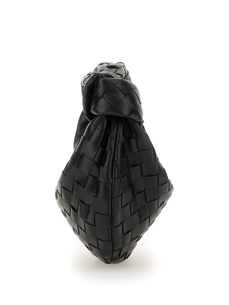 BOTTEGA VENETA BORSA MINI "JODIE" IN PELLE CON MOTIVO INTRECCIATO