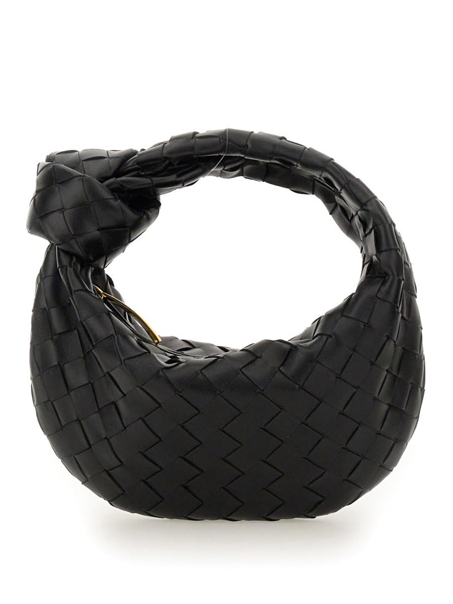 BOTTEGA VENETA BORSA MINI "JODIE" IN PELLE CON MOTIVO INTRECCIATO