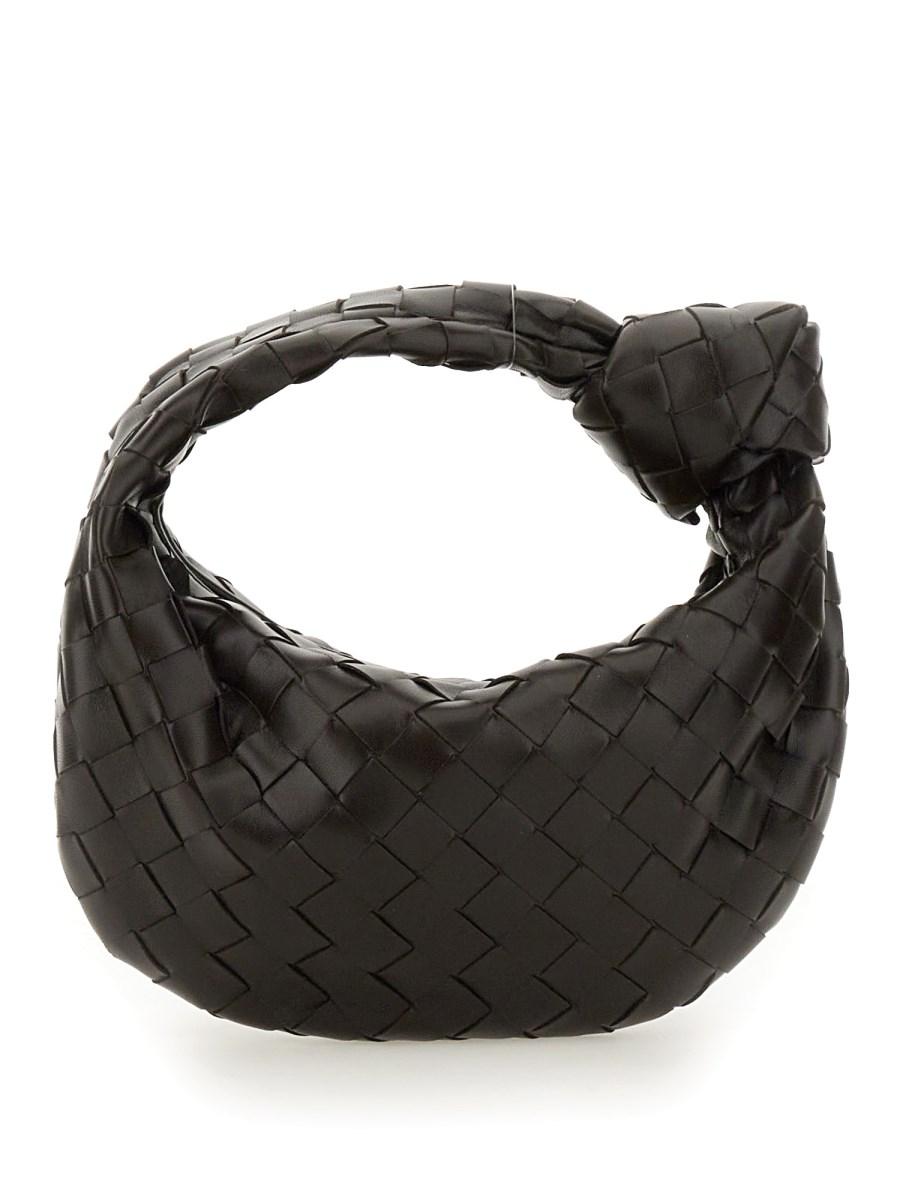 BOTTEGA VENETA BORSA MINI "JODIE" IN PELLE CON MOTIVO INTRECCIATO