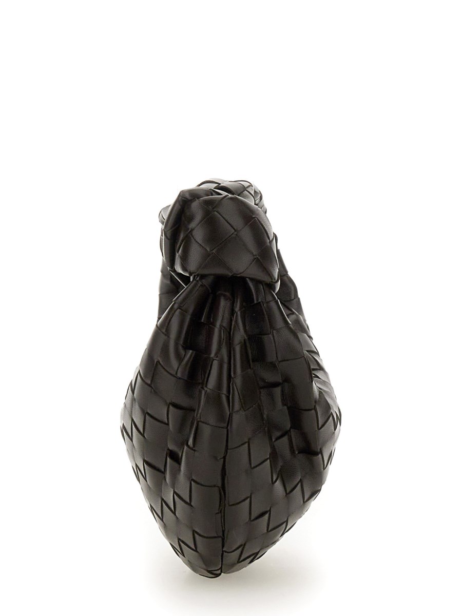 BOTTEGA VENETA BORSA MINI "JODIE" IN PELLE CON MOTIVO INTRECCIATO