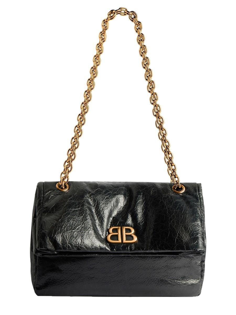 BALENCIAGA BORSA MONACO SMALL CON TRACOLLA A CATENA