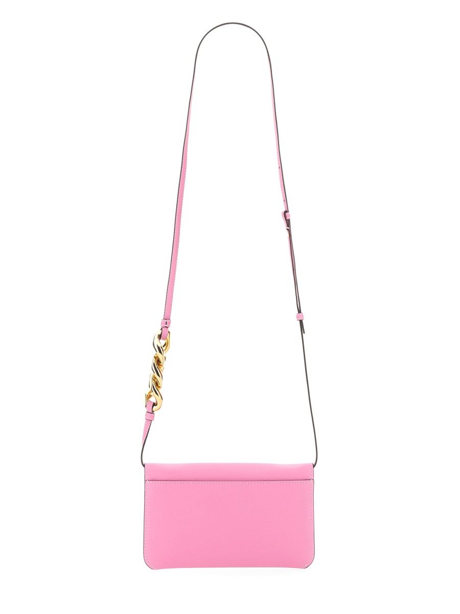 JW ANDERSON BORSA PER SMARTPHONE CHAIN IN PELLE LISCIA