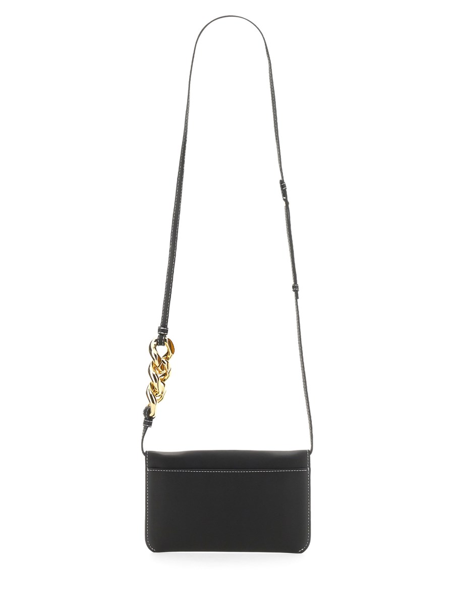 JW ANDERSON BORSA PER SMARTPHONE CHAIN IN PELLE LISCIA