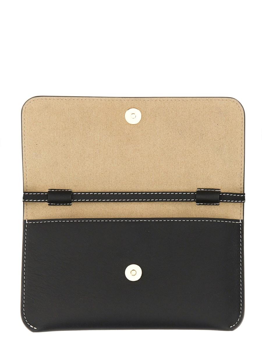 JW ANDERSON BORSA PER SMARTPHONE CHAIN IN PELLE LISCIA