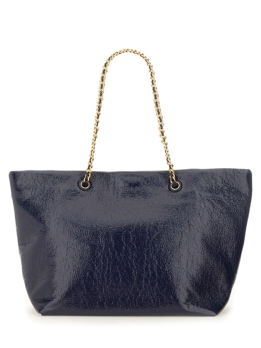 TORY BURCH BORSA SHOPPING ELLA IN VERNICE INCRESPATA