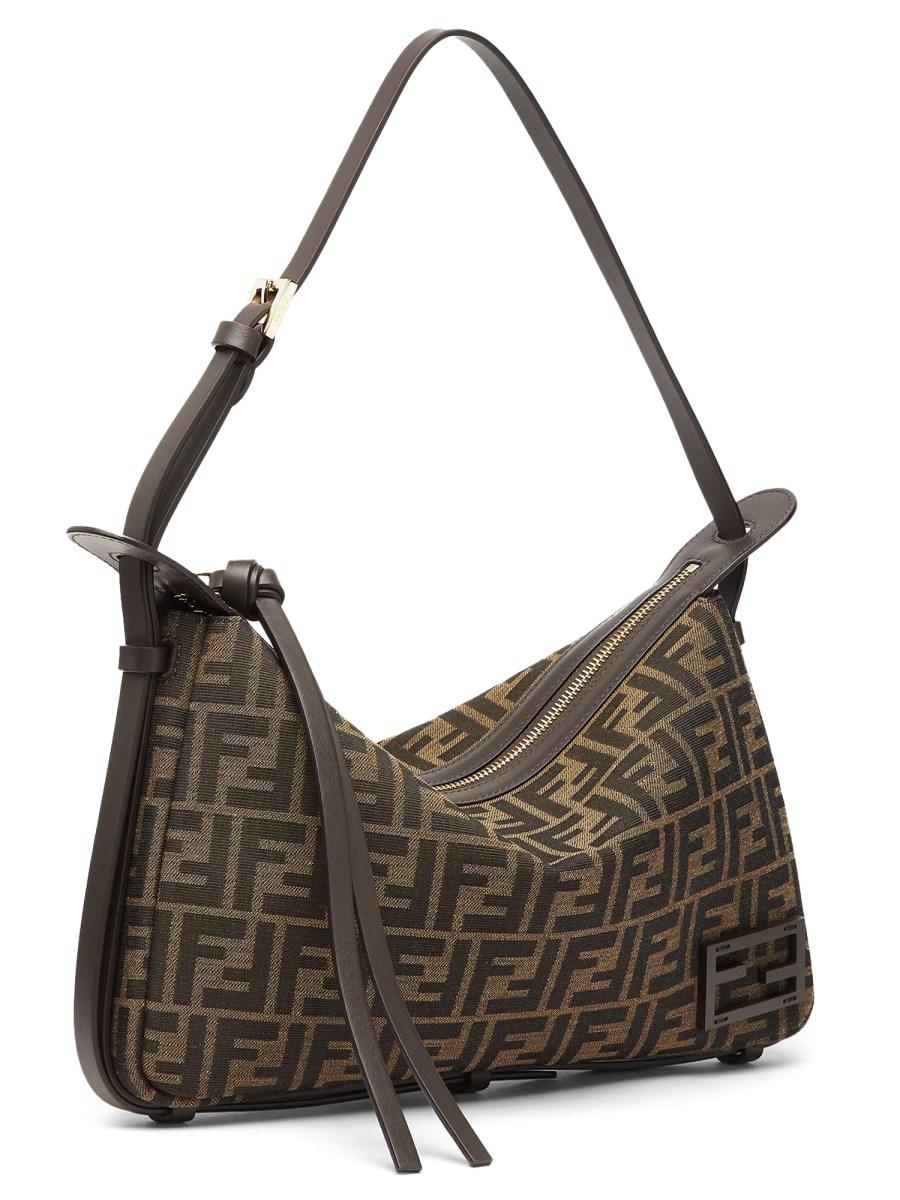 FENDI BORSA "SIMPLY" FENDI MEDIUM IN TESSUTO JACQUARD FF