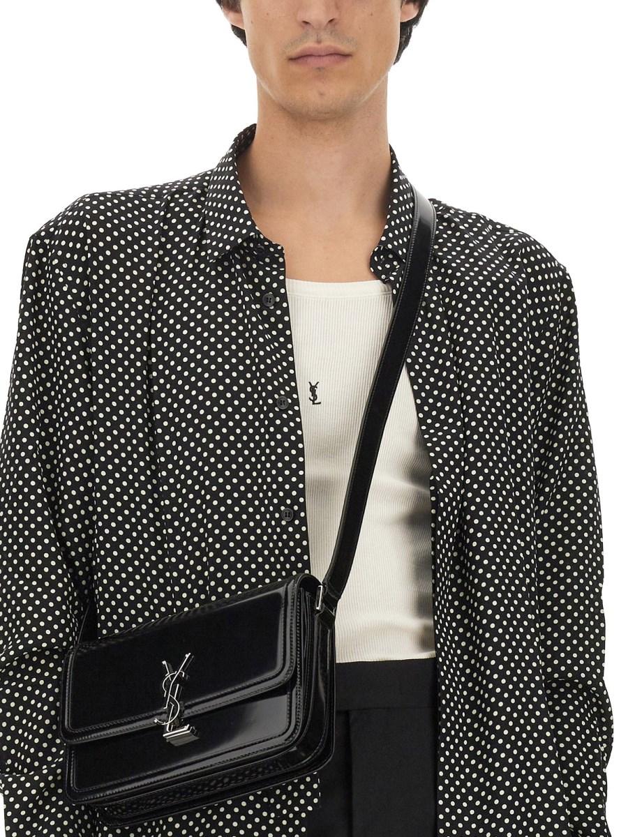 SAINT LAURENT BORSA SOLFERINO MEDIUM IN PELLE LUCIDA