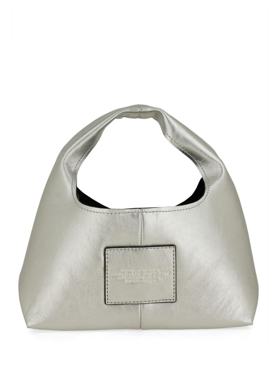MARC JACOBS BORSA THE SACK MINI IN PELLE METALLIZZATA