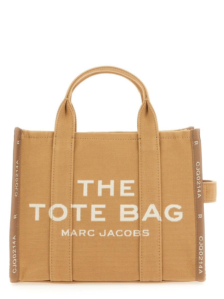 MARC JACOBS BORSA THE TOTE MEDIUM IN TELA CON LOGO JACQUARD