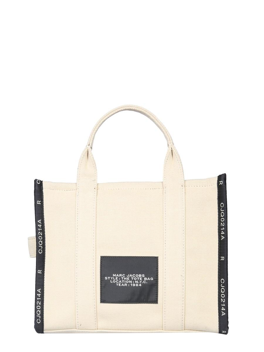 MARC JACOBS BORSA THE TOTE MEDIUM IN TELA CON LOGO JACQUARD