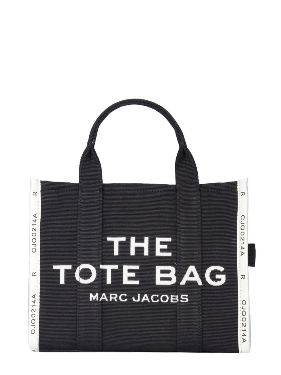 MARC JACOBS BORSA THE TOTE MEDIUM IN TELA CON LOGO JACQUARD