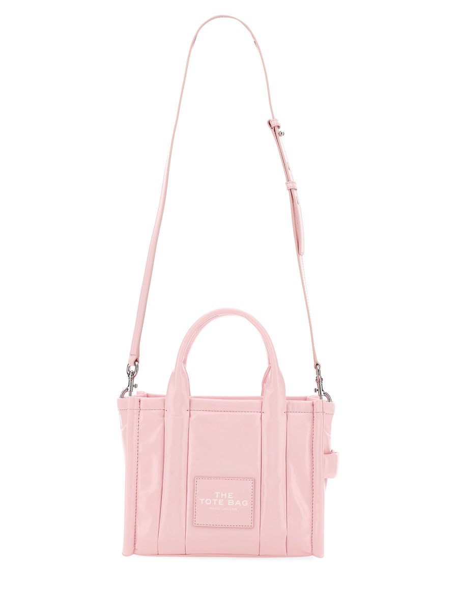 MARC JACOBS BORSA THE TOTE SMALL IN PELLE SHINY CRINKLE