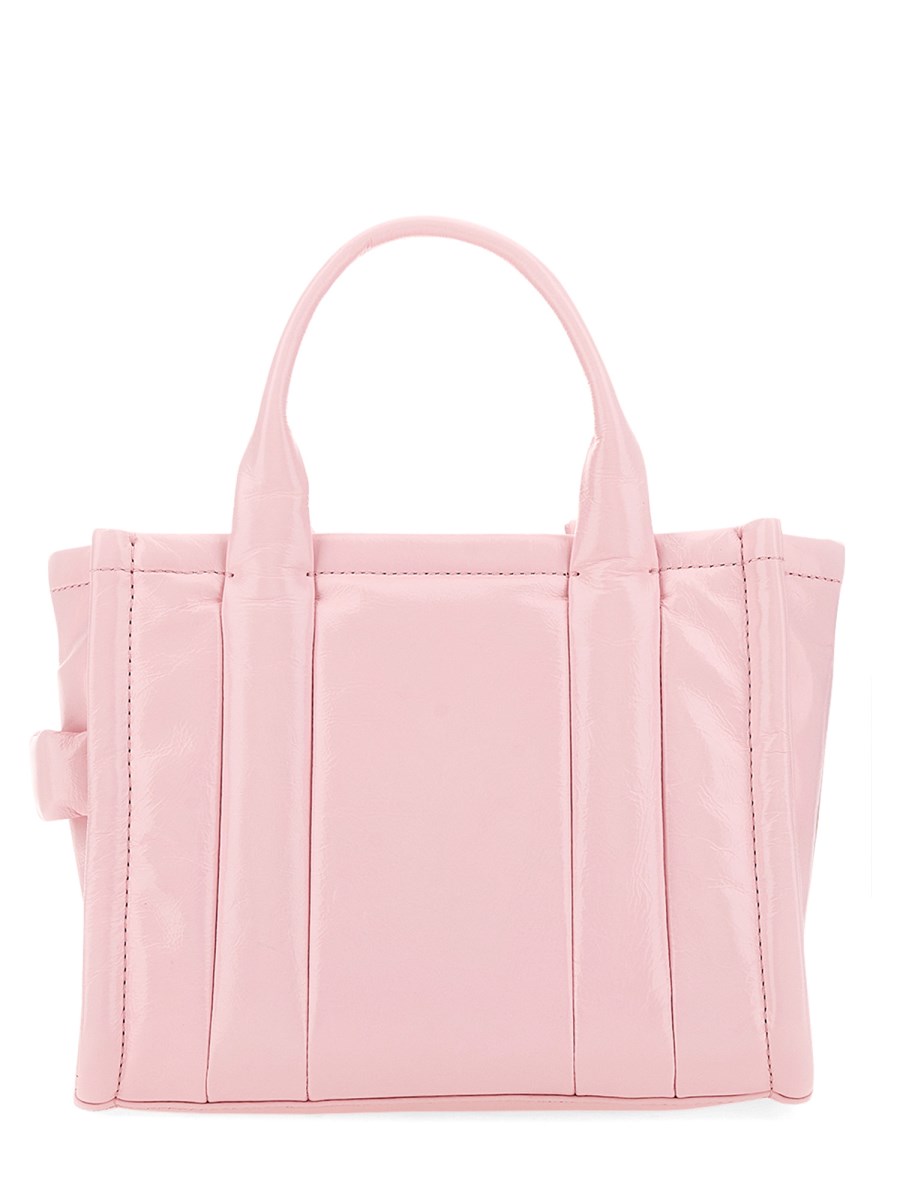 MARC JACOBS BORSA THE TOTE SMALL IN PELLE SHINY CRINKLE