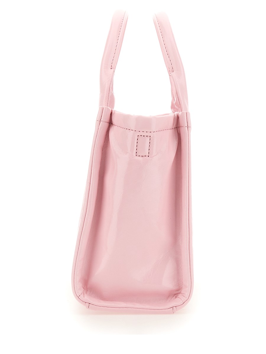 MARC JACOBS BORSA THE TOTE SMALL IN PELLE SHINY CRINKLE