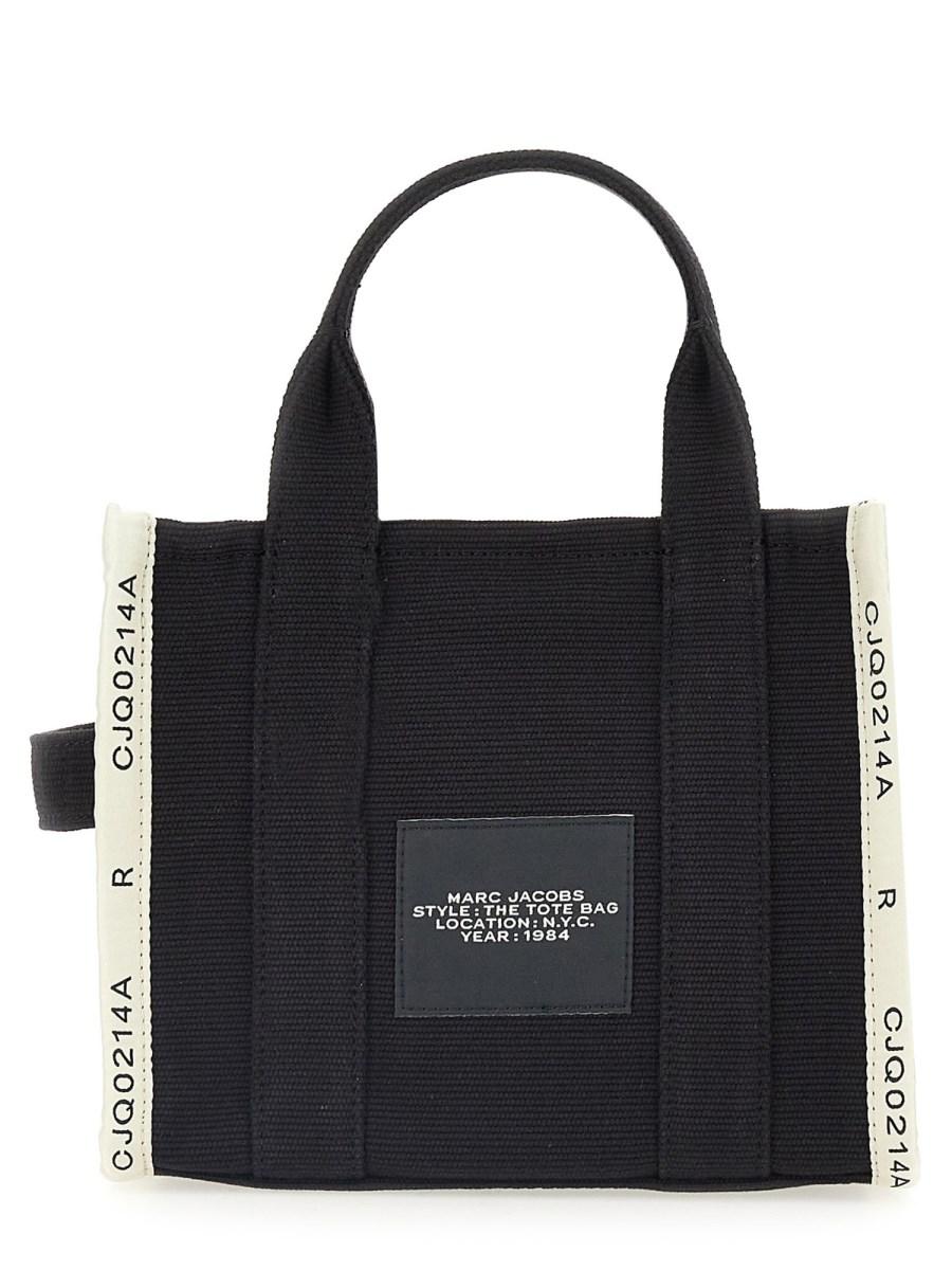 MARC JACOBS BORSA THE TOTE SMALL IN TELA CON LOGO JACQUARD