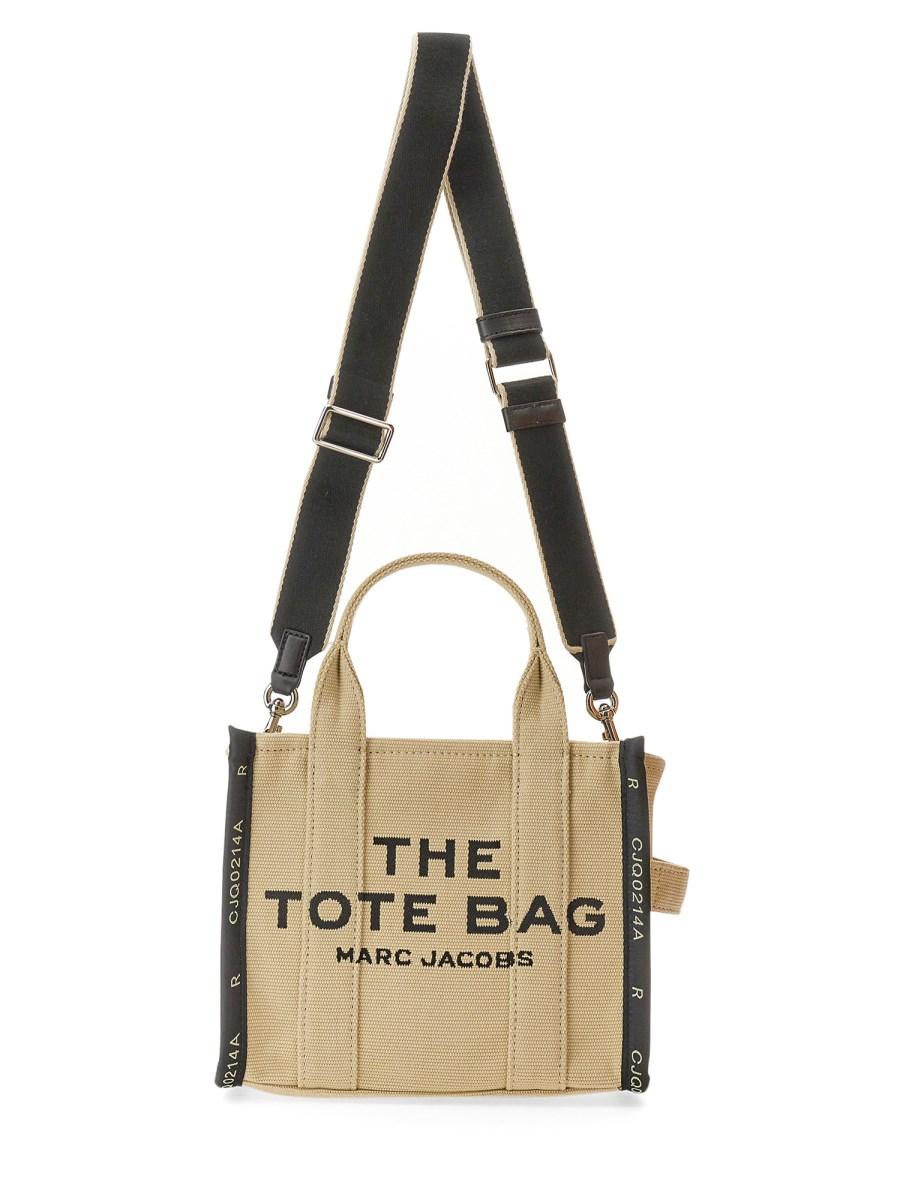 MARC JACOBS BORSA THE TOTE SMALL IN TELA CON LOGO JACQUARD