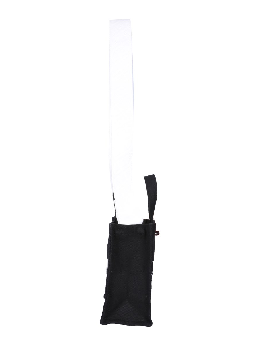 PATOU BORSA TOTE CON STAMPA LOGO IN COTONE BIOLOGICO