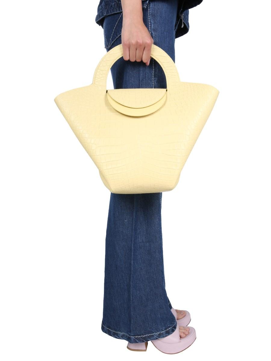 BOTTEGA VENETA BORSA TOTE DOLL LARGE CON STAMPA COCCO