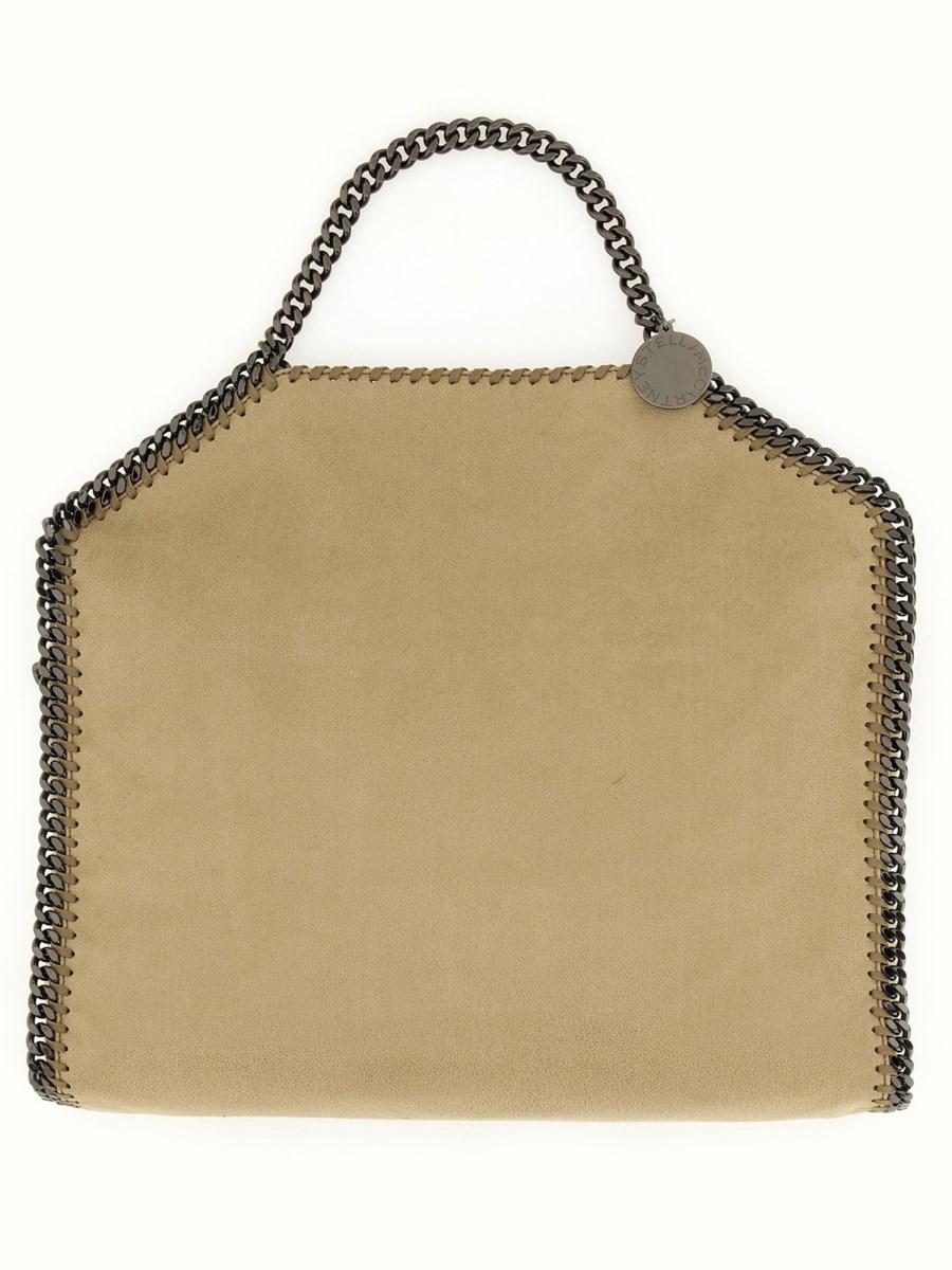 STELLA McCARTNEY BORSA TOTE FALABELLA FOLD OVER IN SHAGGY DEER