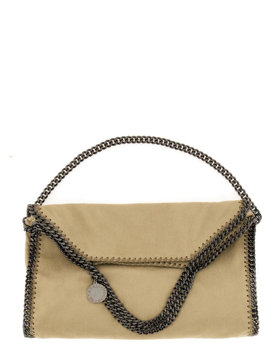STELLA McCARTNEY BORSA TOTE FALABELLA FOLD OVER IN SHAGGY DEER