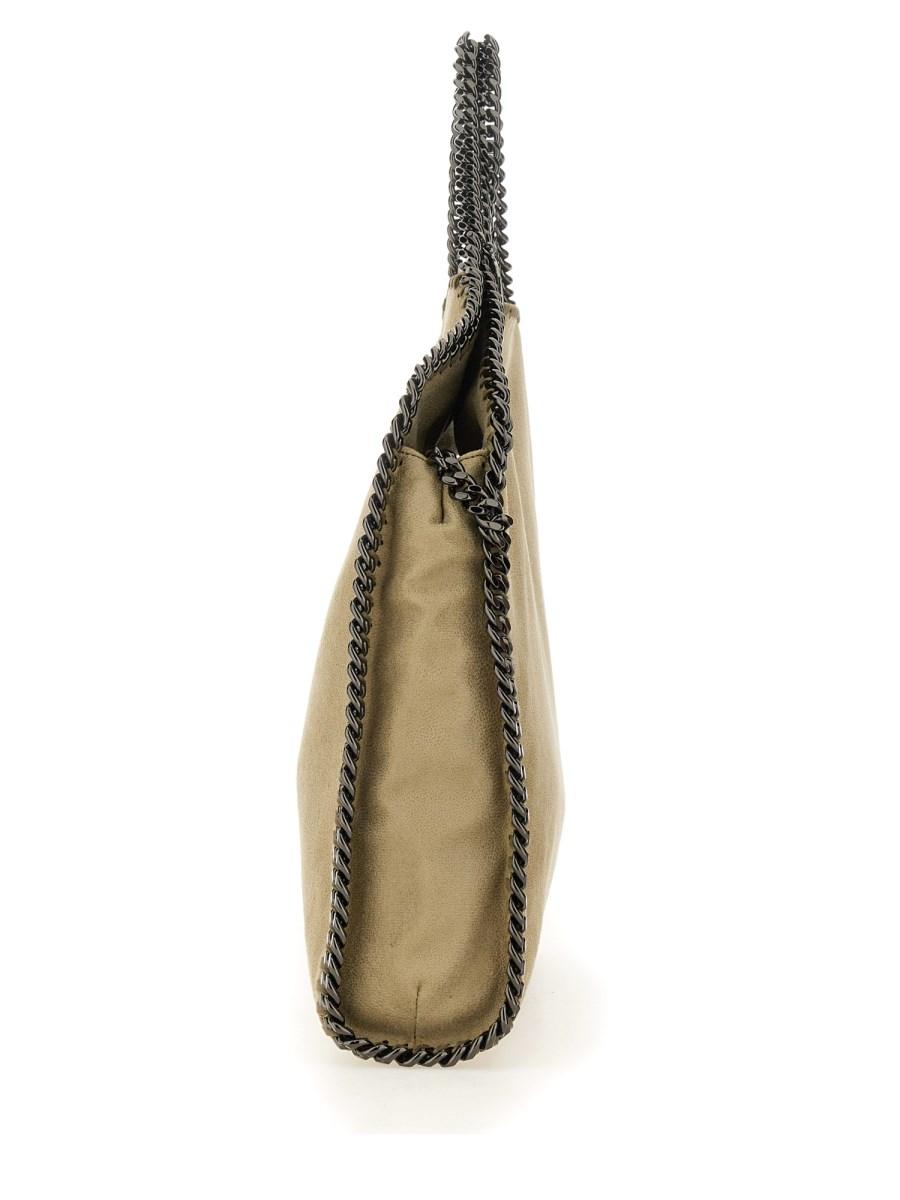 STELLA McCARTNEY BORSA TOTE FALABELLA FOLD OVER IN SHAGGY DEER