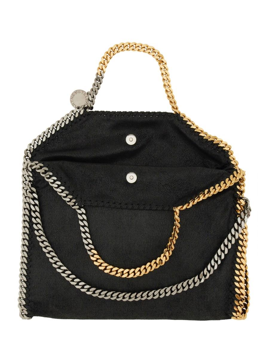 STELLA McCARTNEY BORSA TOTE FALABELLA FOLD OVER IN SHAGGY DEER