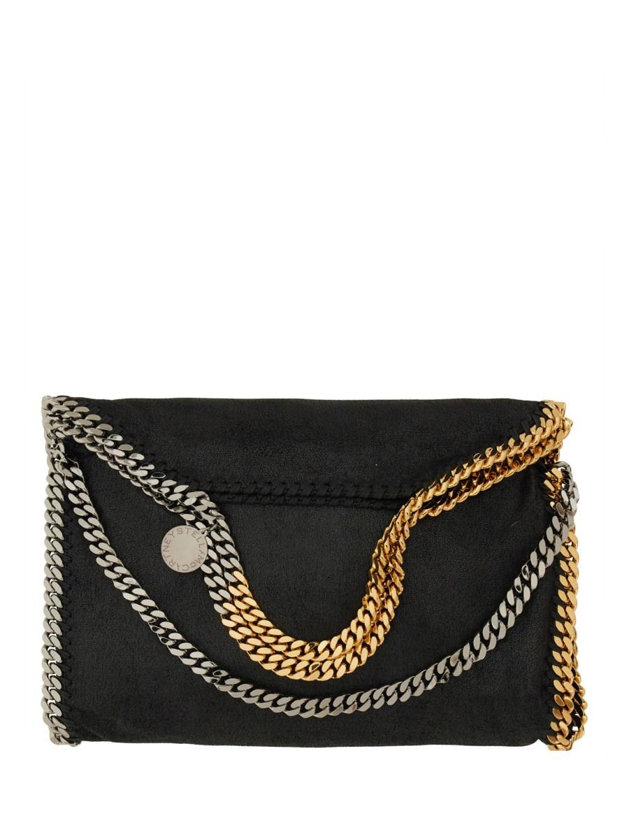 STELLA McCARTNEY BORSA TOTE FALABELLA FOLD OVER IN SHAGGY DEER