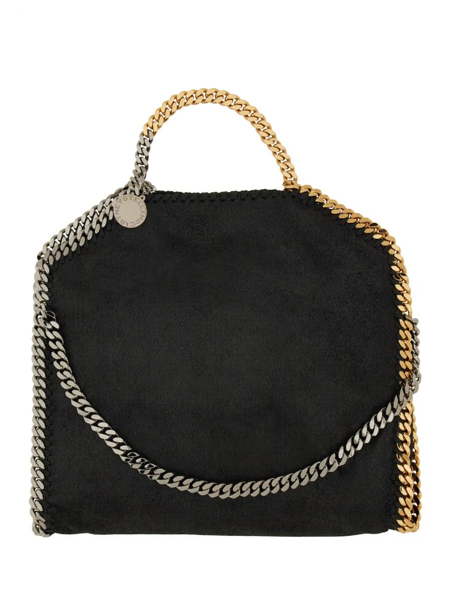 STELLA McCARTNEY BORSA TOTE FALABELLA FOLD OVER IN SHAGGY DEER
