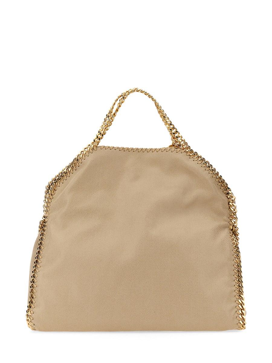 STELLA McCARTNEY BORSA TOTE FALABELLA FOLD OVER IN SHAGGY DEER