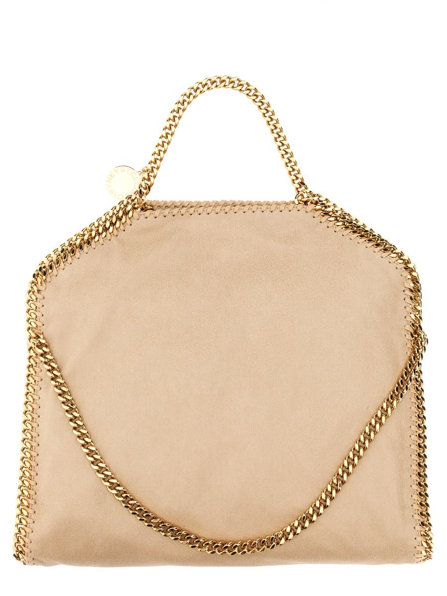 STELLA McCARTNEY BORSA TOTE FALABELLA FOLD OVER IN SHAGGY DEER